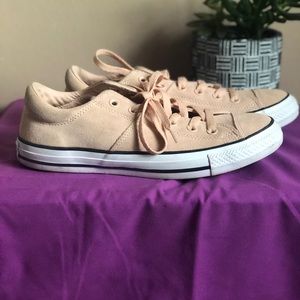 Converse suede pink chucks size 10